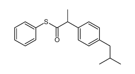 S-phenyl 2-(4-isobutylphenyl)propanethioate结构式