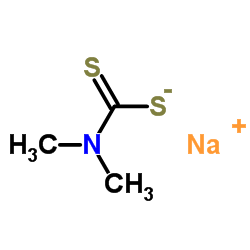 Sodium dimethyldithiocarbamate Structure