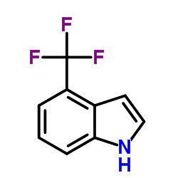 4-三氟甲基吲哚结构式