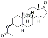 3-羟基-雄甾-5-烯-17-酮-3-醋酸酯结构式