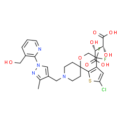 LY-2940094 L-2,3-二羟基丁二酸盐结构式