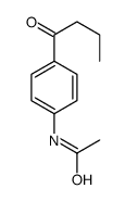 N-(4-butyrylphenyl)acetamide Structure