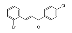 3-(2-bromophenyl)-1-(4-chlorophenyl)prop-2-en-1-one结构式