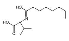 Valine,N-(1-oxooctyl)- Structure