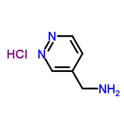 4-Pyridazinemethanamine hydrochloride Structure