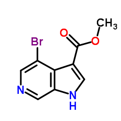 Methyl 4-bromo-1H-pyrrolo[2,3-c]pyridine-3-carboxylate Structure