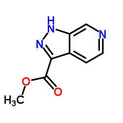 1H-吡唑并[3,4-c]吡啶-3-羧酸甲酯结构式