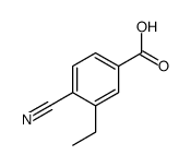 4-cyano-3-ethylbenzoic acid Structure