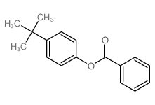 (4-tert-butylphenyl) benzoate结构式