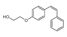2-[4-(2-phenylethenyl)phenoxy]ethanol结构式