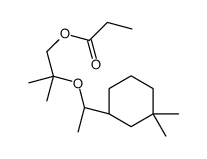 [2-[(1R)-1-[(1R)-3,3-dimethylcyclohexyl]ethoxy]-2-methylpropyl] propanoate Structure