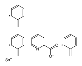 tribenzylstannyl pyridine-2-carboxylate结构式