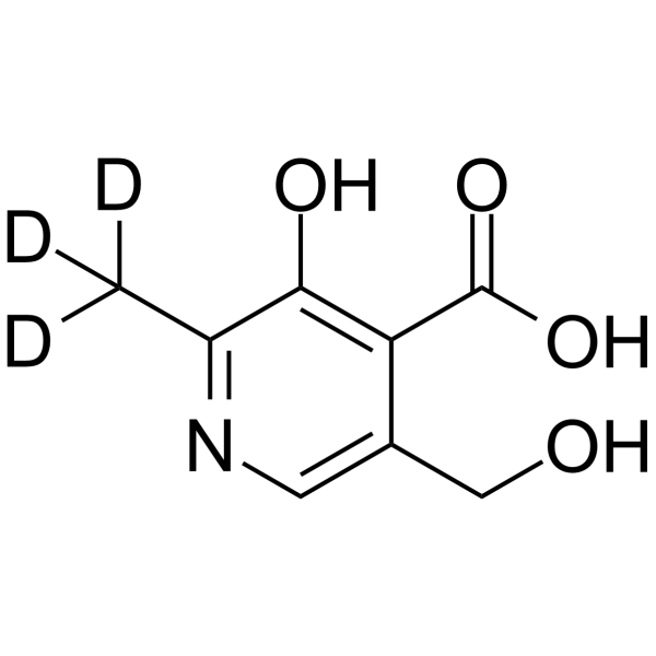 4-Pyridoxic acid-d3 Structure