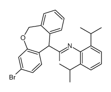 3-bromo-N-[2,6-di(propan-2-yl)phenyl]-6,11-dihydrobenzo[c][1]benzoxepine-11-carboxamide结构式