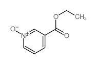 3-Pyridinecarboxylicacid, ethyl ester, 1-oxide结构式