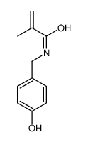 N-[(4-hydroxyphenyl)methyl]-2-methylprop-2-enamide Structure
