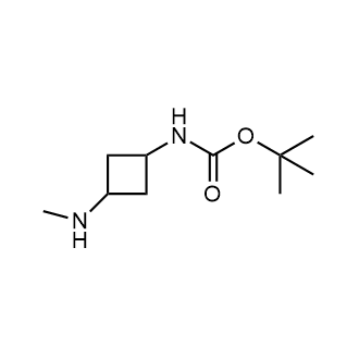 (3-(甲基氨基)环丁基)氨基甲酸叔丁酯结构式