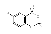 6-Chloro-2,2,3,3-tetrafluoro-1,4-benzodioxene结构式