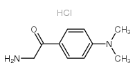 2-Amino-1-(4-(dimethylamino)phenyl)ethanone hydrochloride Structure