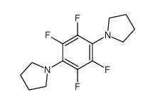 2,3,5,6-tetrafluoro-1,4-bis(pyrrolidin-1-yl)benzene Structure