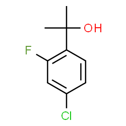 2-(4-氯-2-氟苯基)丙-2-醇结构式