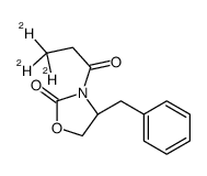 (S)-4-Benzyl-3-propionyl-2-oxazolidinone-d3结构式