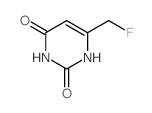 (6CI,8CI)-6-(氟甲基)-尿嘧啶结构式