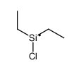 chloro(diethyl)silicon Structure