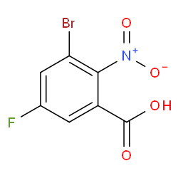 3-BroMo-5-fluoro-2-nitrobenzoic acid picture