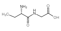 N-[(2S)-2-氨基-1-氧代丁基]-甘氨酸结构式