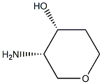 (3S,4R)-3-aminotetrahydro-2H-pyran-4-ol Structure