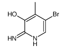 2-氨基-5-溴-3-羟基-4-甲基吡啶结构式