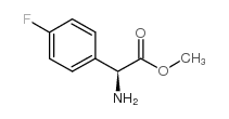 2-氨基-2-(4-氟苯基)乙酸-(S)-甲酯结构式