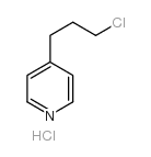 Pyridine,4-(3-chloropropyl)-, hydrochloride (1:1) structure