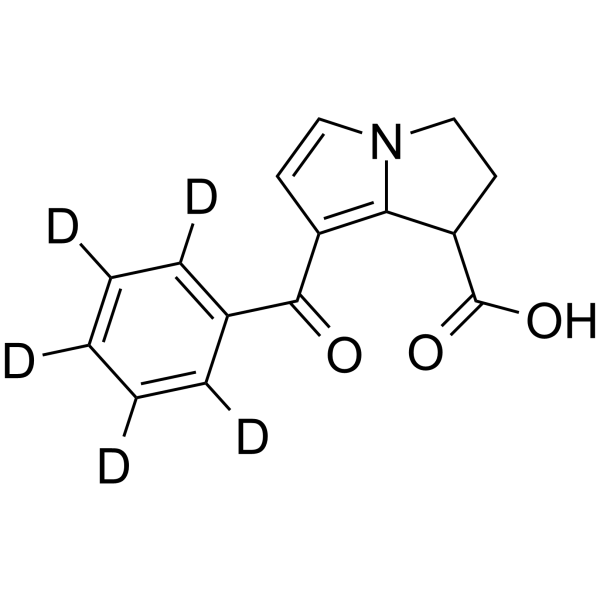 (rac)-Ketorolac 7-Benzoyl Isomer-d5 Structure