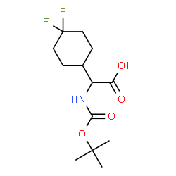 2-((叔丁氧羰基)氨基)-2-(4,4-二氟环己基)乙酸图片