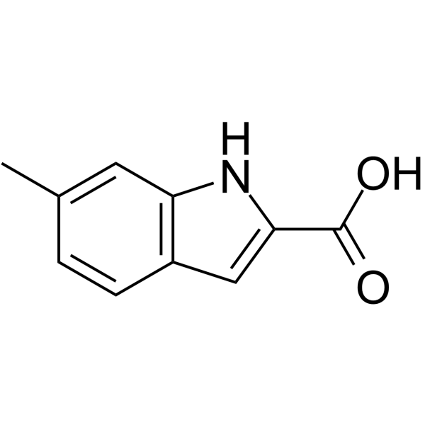 6-Methyl-1H-indole-2-carboxylic acid Structure