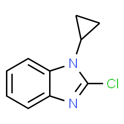1H-Benzimidazole,2-chloro-1-cyclopropyl-(9CI) Structure
