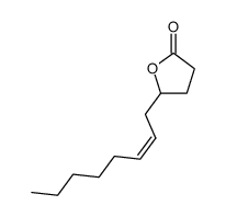(Z)-dihydro-5-(2-octenyl)furan-2(3H)-one Structure