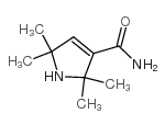 2,2,5,5-四甲基-2,5-二氢-1H-吡咯-3-甲酰胺结构式