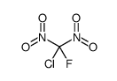 chloro-fluoro-dinitromethane Structure