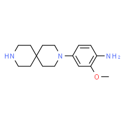 4-{3,9-二氮杂螺[5.5]十一烷-3-基} -2-甲氧基苯胺结构式