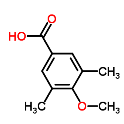 3,5-二甲基-4-甲氧基苯甲酸结构式