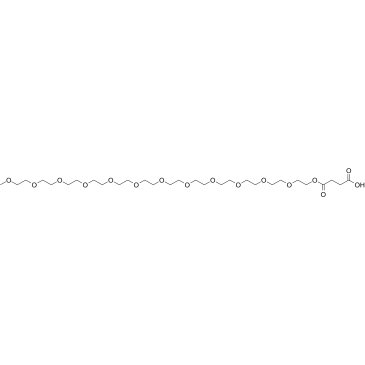m-PEG12-COO-propanoic acid结构式