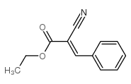 反式-α-氰基肉桂酸乙酯结构式