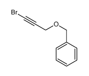 3-bromoprop-2-ynoxymethylbenzene Structure