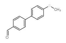 4-(4-甲基硫代苯基)苯甲醛结构式