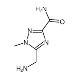 1H-1,2,4-Triazole-3-carboxamide,5-(aminomethyl)-1-methyl-(9CI) Structure