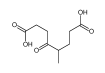 4-methyl-5-oxooctanedioic acid Structure