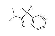 2,4-Dimethyl-2-phenyl-3-pentanone结构式